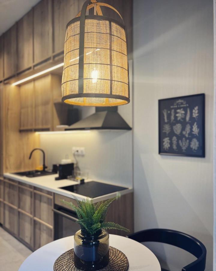 Luxurious Wooden Detail Flat In City Center Chalkís エクステリア 写真